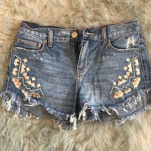 Free people denim shorts